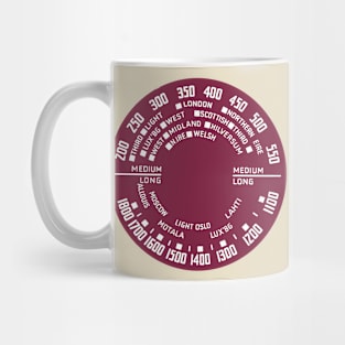 Radio Wave Tuner Dial Design Mug